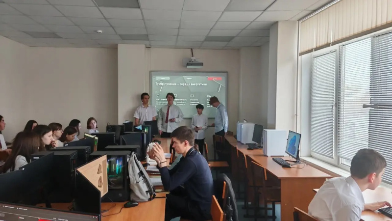 Школьники под руководством работников «ТурбоПИШ» успешно разрабатывают, представляют и защищают инженерные проекты по моделированию турбинного оборудования